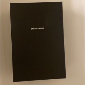 SOLD- Saint Laurent patent leather pump. 4.3" YSL